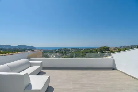 Villa Casa Chloe à Moraira : piscine et vue mer : photo 25