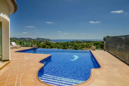 Villa Casa Chloe à Moraira : piscine et vue mer : photo 30