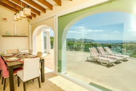 Villa Casa Chloe à Moraira : piscine et vue mer : photo 40