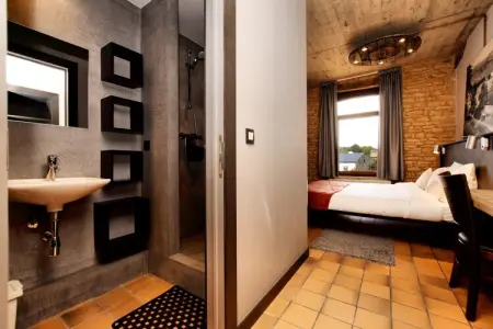 La Grémille, maison 29 personnes avec piscine chauffée : photo 30