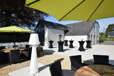 La Grémille, maison 29 personnes avec piscine chauffée : photo 36
