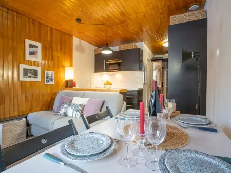 Studio 21 m² Tignes, balcon vue montagne : photo 7
