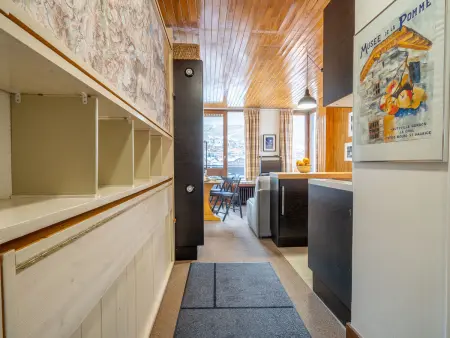 Studio 21 m² Tignes, balcon vue montagne : photo 10