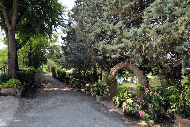 Ferme toscane Cortona : 2 appartements, piscine privée - Photo 5