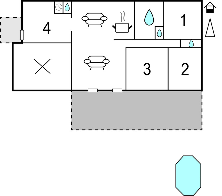 Maison 10 personnes à Mountboucher sur Jabro - Photo 31