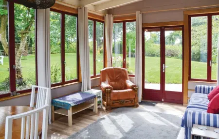 Maison en pierre Mayenne, jardin arboré et calme campagnard : photo 3