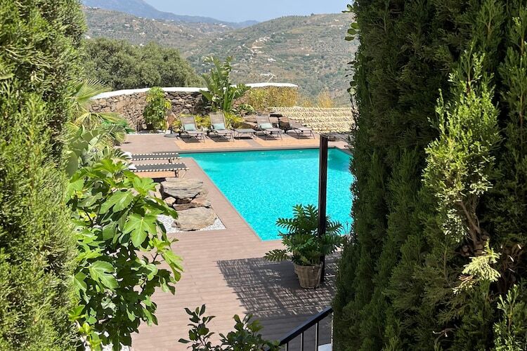 Villa Aurora à Sayalonga : vue mer et piscine privée - Photo 12