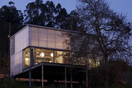 Location maison à Sansenxo, Maison perchée en Galice près de Silgar