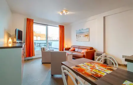 Penthouse vue mer et grande terrasse à Ostende, 3 pers. : photo 4