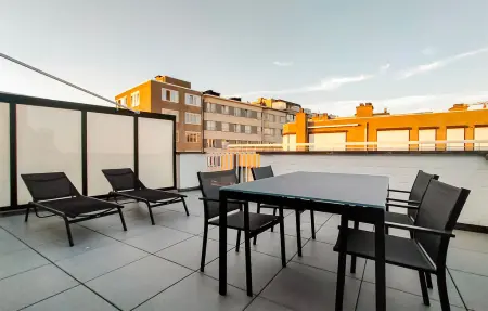 Penthouse vue mer et grande terrasse à Ostende, 3 pers. : photo 7