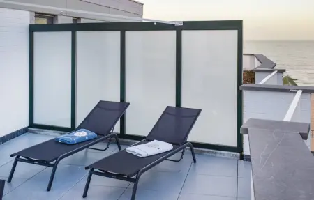 Penthouse vue mer et grande terrasse à Ostende, 3 pers. : photo 10