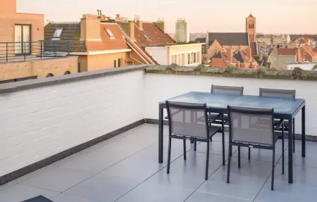 Penthouse vue mer et grande terrasse à Ostende, 3 pers. : photo 18