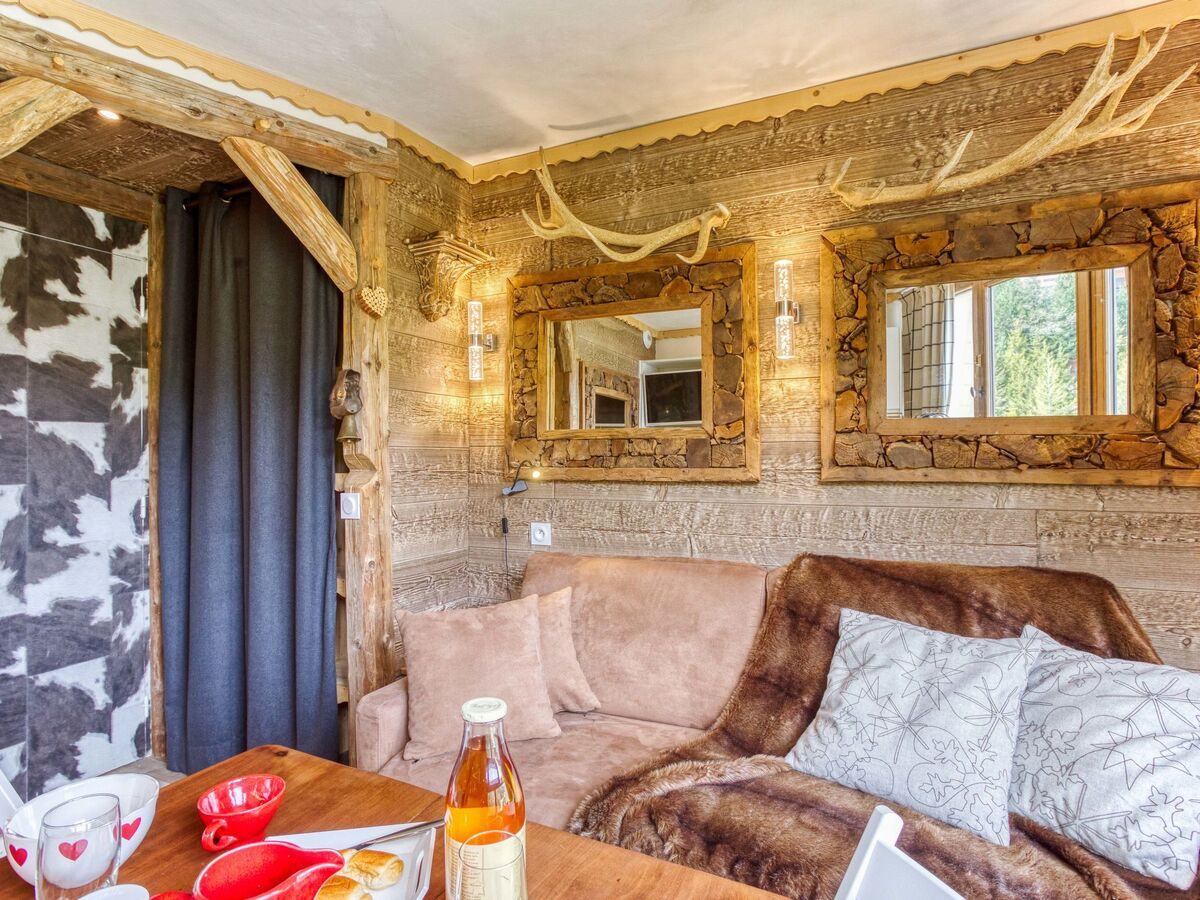 Studio rénové aux Ménuires, 14e étage, vue vallée - Photo 1