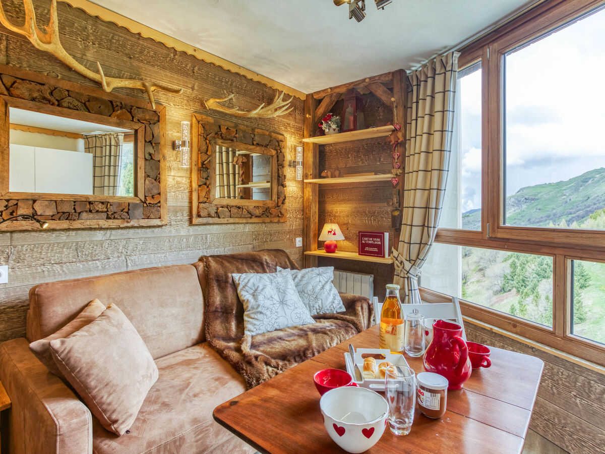 Studio rénové aux Ménuires, 14e étage, vue vallée - Photo 7