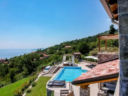 Villa Marone à Lovran : 8 pers, piscine chauffée : photo 8
