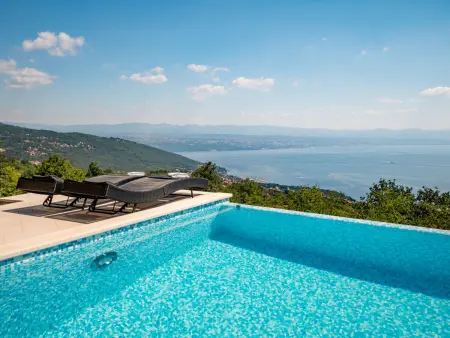Villa Marone à Lovran : 8 pers, piscine chauffée : photo 10