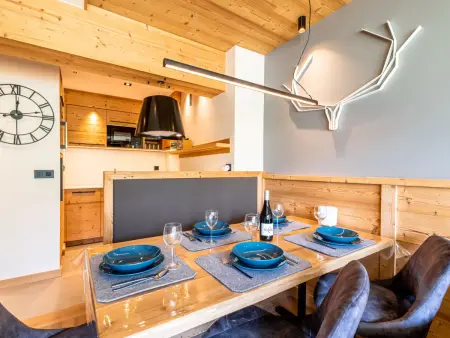 Les Cimes : Apt rénové 2023, balcon sud vue lac à Tignes : photo 13