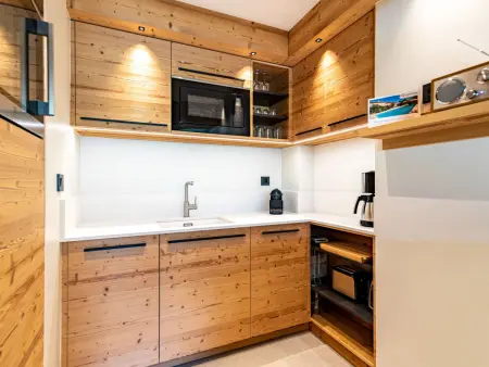 Les Cimes : Apt rénové 2023, balcon sud vue lac à Tignes : photo 15