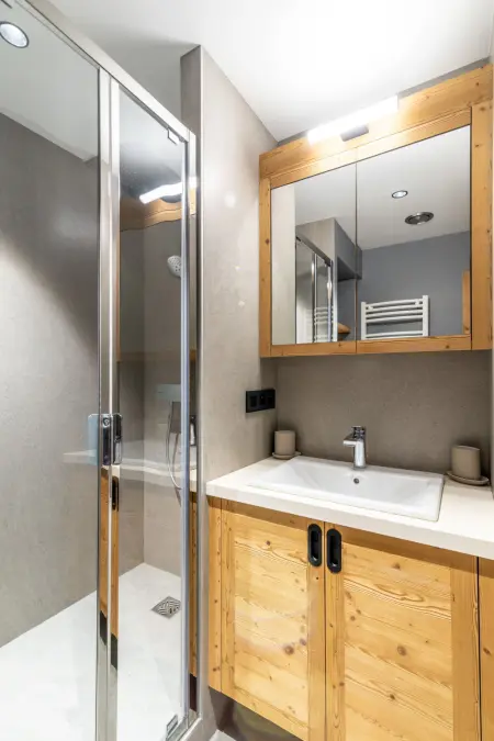 Les Cimes : Apt rénové 2023, balcon sud vue lac à Tignes : photo 20