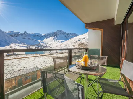 Les Cimes : Apt rénové 2023, balcon sud vue lac à Tignes : photo 21