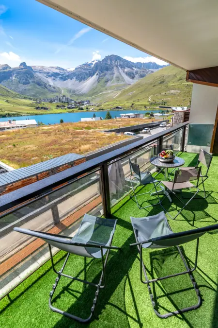 Les Cimes : Apt rénové 2023, balcon sud vue lac à Tignes : photo 23