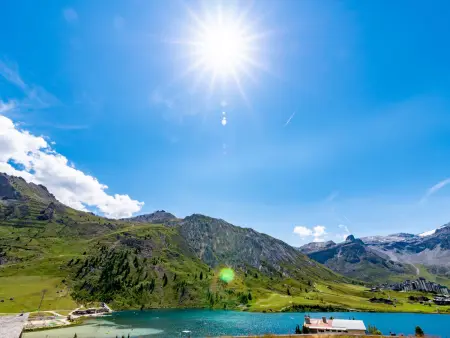 Les Cimes : Apt rénové 2023, balcon sud vue lac à Tignes : photo 24