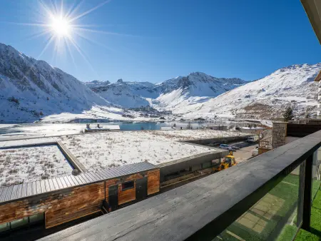Les Cimes : Apt rénové 2023, balcon sud vue lac à Tignes : photo 25