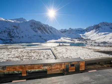 Les Cimes : Apt rénové 2023, balcon sud vue lac à Tignes : photo 26