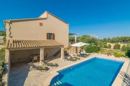 Location villa à Vilafranca De Bonany, Illes Balears, Villa en Espagne avec piscine privée