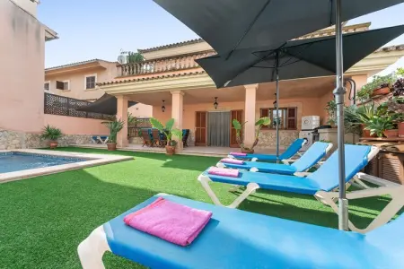 Villa Cas Barber à Muro : piscine privée et terrasses : photo 6