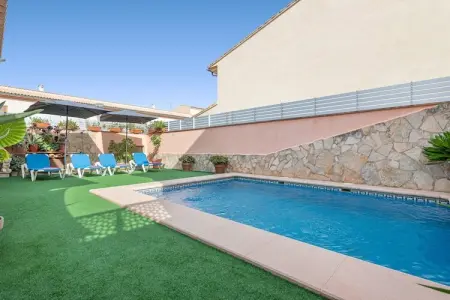 Villa Cas Barber à Muro : piscine privée et terrasses : photo 7