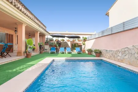 Villa Cas Barber à Muro : piscine privée et terrasses : photo 8