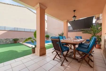 Villa Cas Barber à Muro : piscine privée et terrasses : photo 14