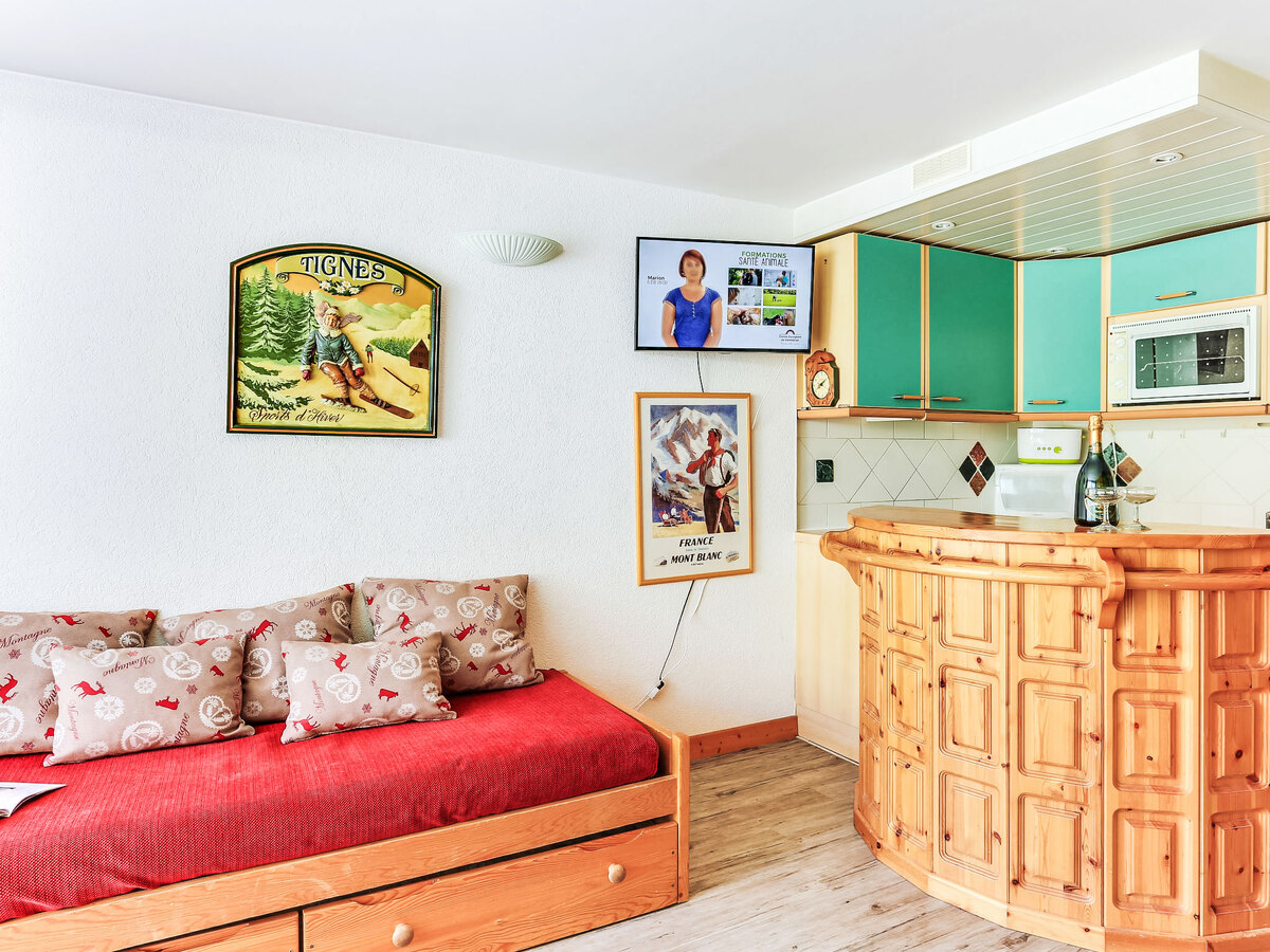 Studio 28 m² Palafour, 50 m des pistes à Tignes - Photo 3