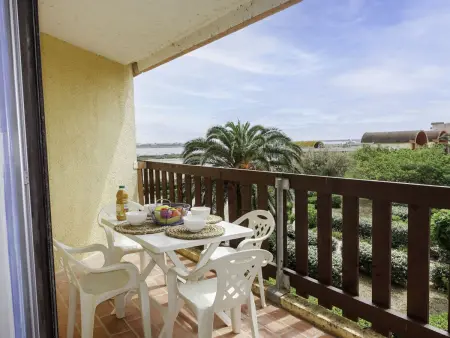 Appartement 2 pièces vue mer à Gruissan, balcon sud-ouest : photo 13