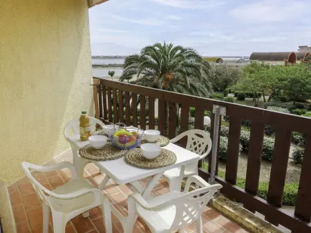 Appartement 2 pièces vue mer à Gruissan, balcon sud-ouest : photo 14