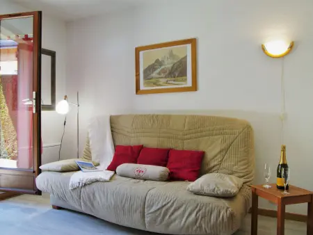 Studio Les Chamois aux Houches, 20 m² avec vue montagne : photo 2