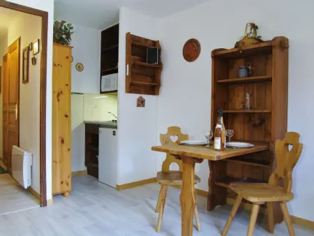 Studio Les Chamois aux Houches, 20 m² avec vue montagne : photo 3