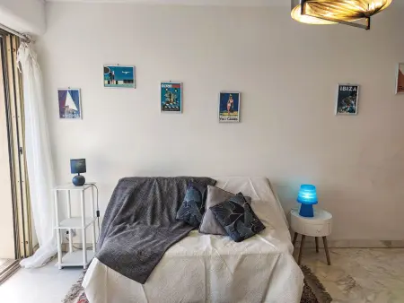 Le Tivoli : Studio avec terrasse vue mer à Cannes : photo 6