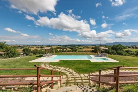 Villa Borgo Le Spighe, ferme toscane 19 pers, piscine : photo 9