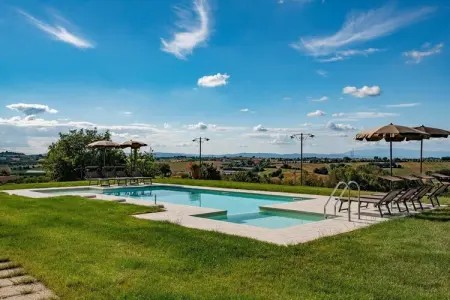 Villa Borgo Le Spighe, ferme toscane 19 pers, piscine : photo 11