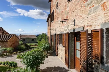 Villa Borgo Le Spighe, ferme toscane 19 pers, piscine : photo 13