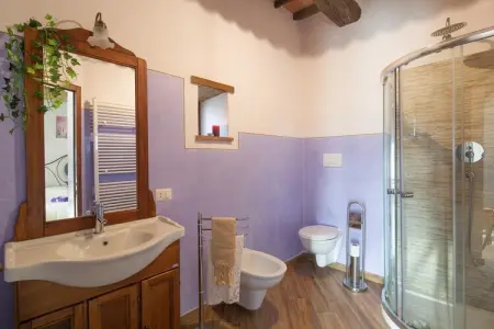 Villa Borgo Le Spighe, ferme toscane 19 pers, piscine : photo 20