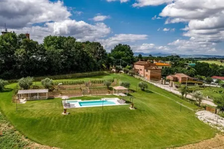 Villa Borgo Le Spighe, ferme toscane 19 pers, piscine : photo 24