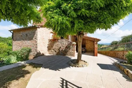 Villa Borgo Le Spighe, ferme toscane 19 pers, piscine : photo 26