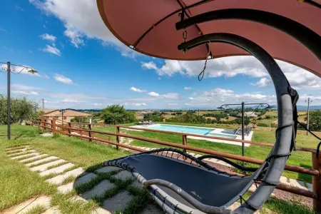 Villa Borgo Le Spighe, ferme toscane 19 pers, piscine : photo 35