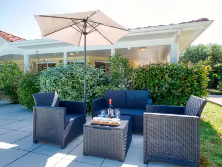 Villa Eden Parc à Lacanau avec piscine et jardin : photo 3