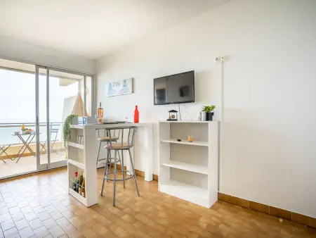 Studio 20 m² vue mer à Canet-Plage, 20 m de la plage : photo 3