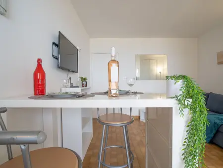 Studio 20 m² vue mer à Canet-Plage, 20 m de la plage : photo 9