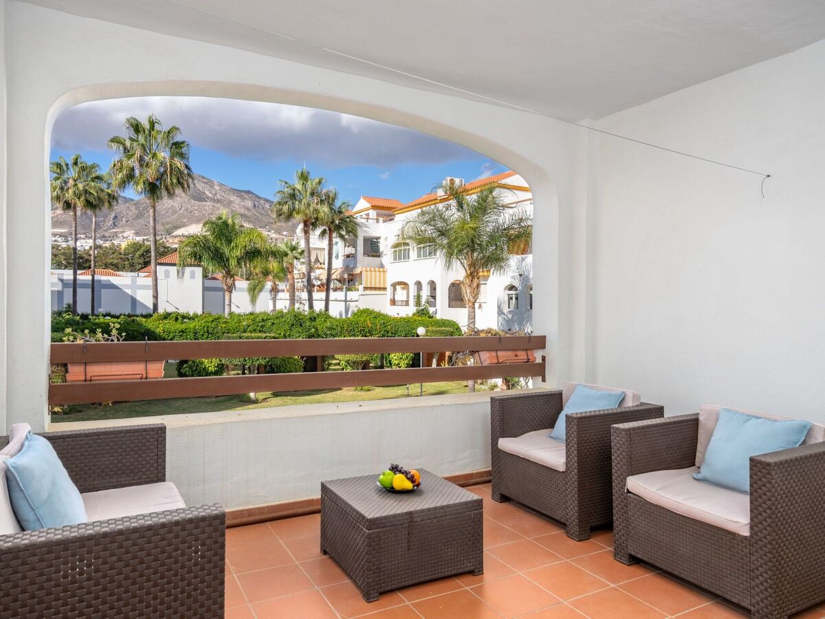 Appartement Los Nadales à Benalmádena, terrasse vue piscine - Photo 33